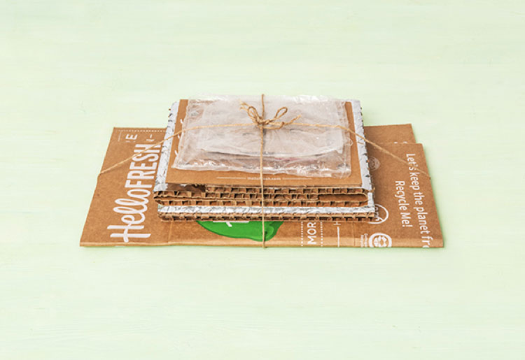 HelloFresh recyclable packaging HelloFresh recyclable packaging