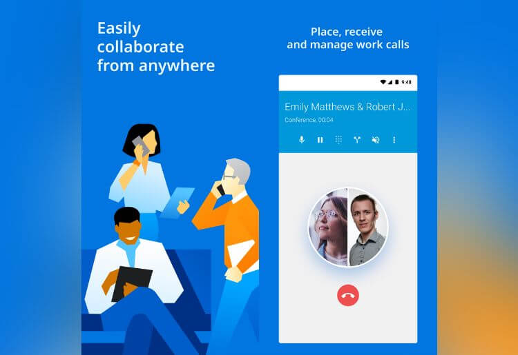 Intermedia mobile voip