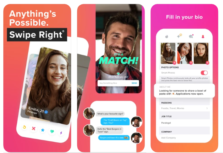 Tinder Dating Review App
