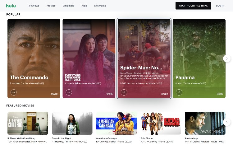 Hulu movie streaming
