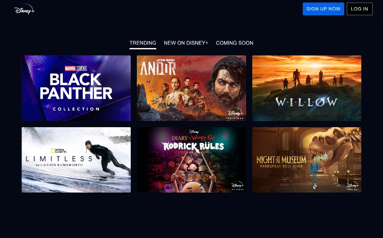 Disney+ movie streaming