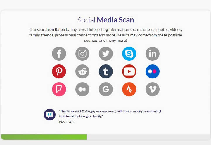 BeenVerified Background Check how it works - social media scan