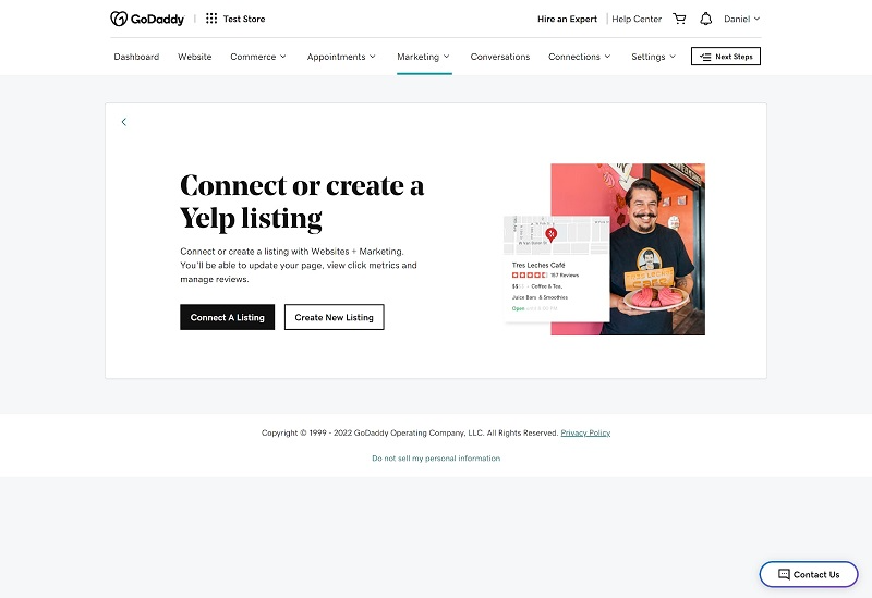 GoDaddy Business Listings