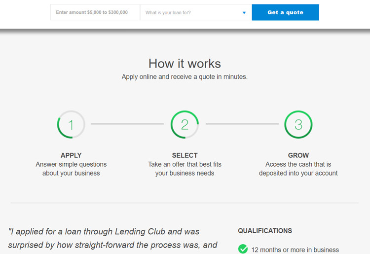 Straightforward application process Lending Club Application Process