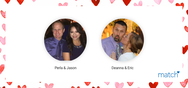 Match.com couple 1 Perla and Jason met on match.com