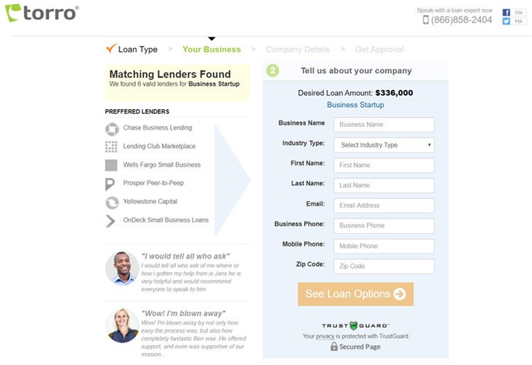 Effective application process Torro Application Form