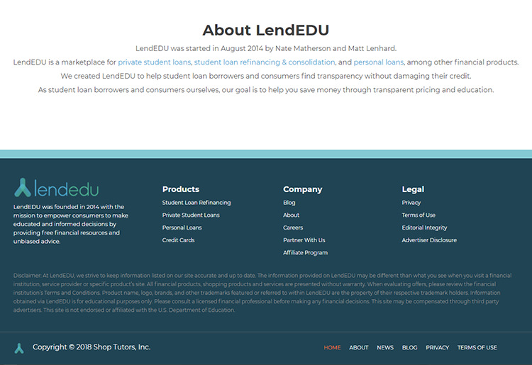 Help center LendEDU Customer Support
