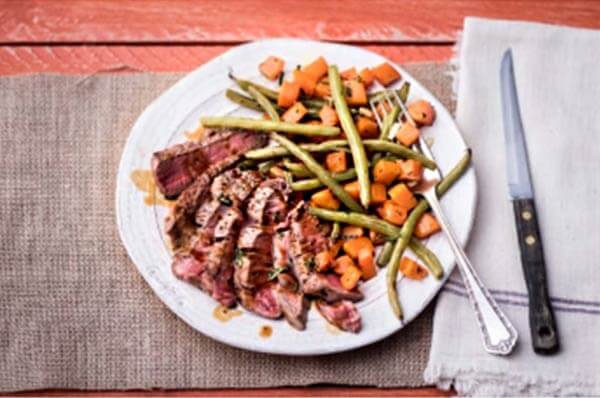 Pan-Seared Steak with Roasted Butternut Squash Pan-Seared Steak with Roasted Butternut Squash