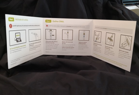 Ancestry instructions Ancestry instruction booklet