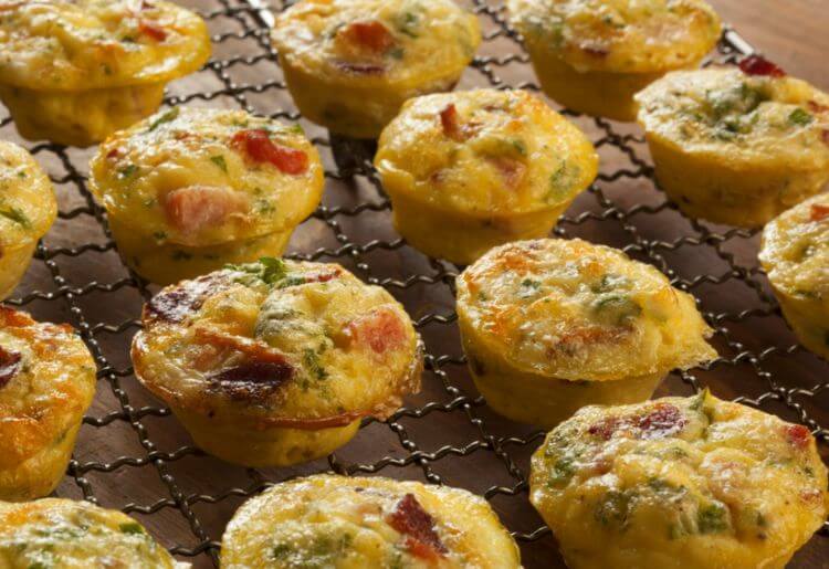 Baked mini frittatas