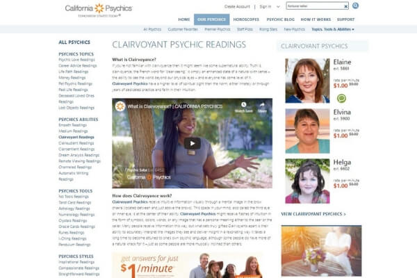 California Psychics fortune tellers California Psychics fortune tellers
