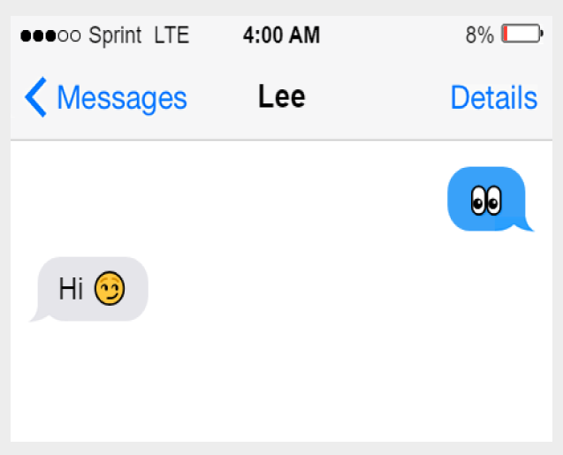 What do the eyes emoji mean?