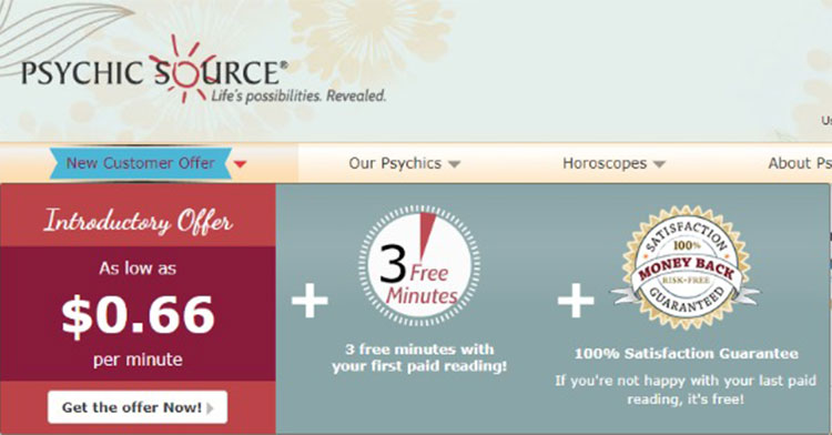 3 minutes free with Psychic Source Free Deals to Try - Psychic Source