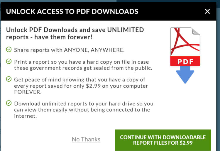 How saving PDFs with Intelius works