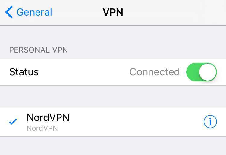 VPN enable to your iPhone VPN enable to your iPhone