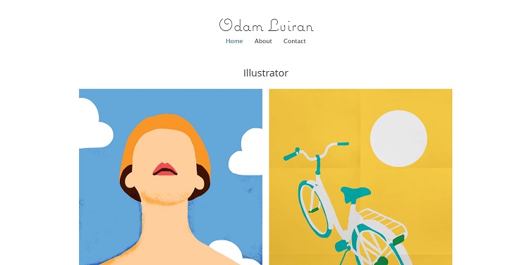 Wix Illustrator Template