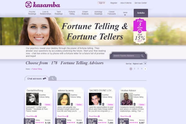 Kasamba fortune tellers Kasamba fortune tellers