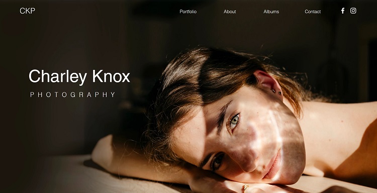 Wix Photographer Template