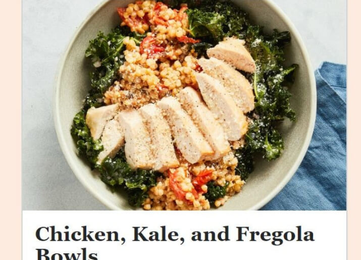 Plated meal delivery Plated meals suitable for egg allergies