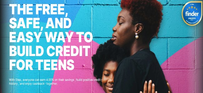 Step app teen banking screens