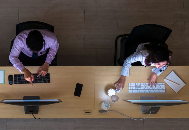 Productive work call