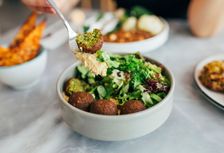 Plant based macrobiotic plate