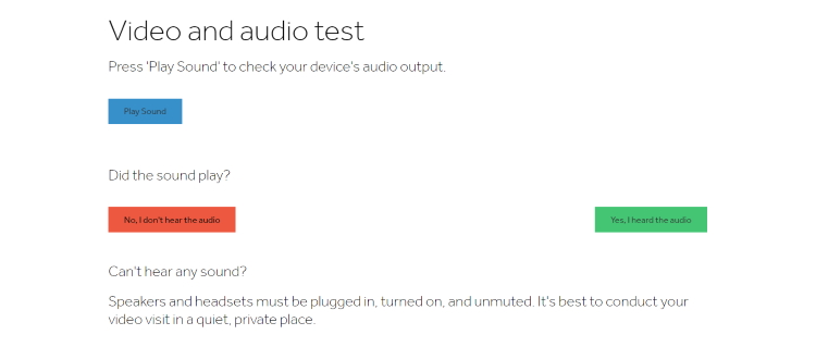 Video and Audio Test
