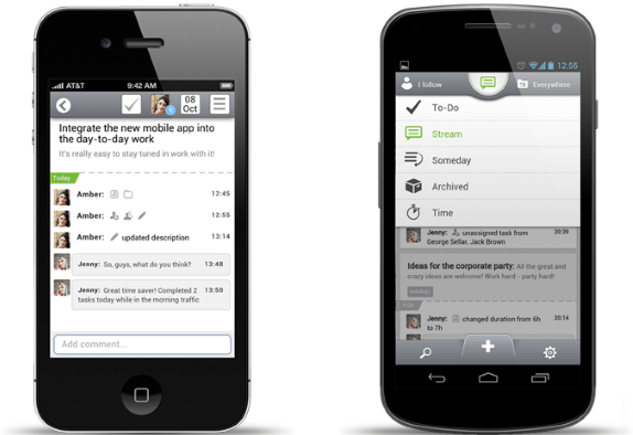 Wrike has apps for iOS and Android devices Wrike-App