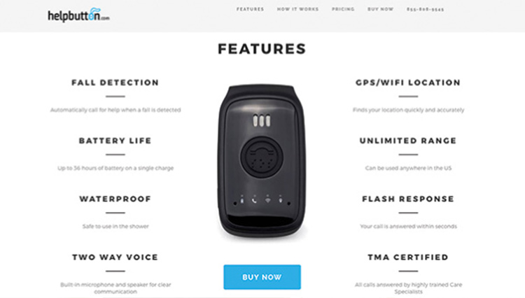 HelpButton device HelpButton device features