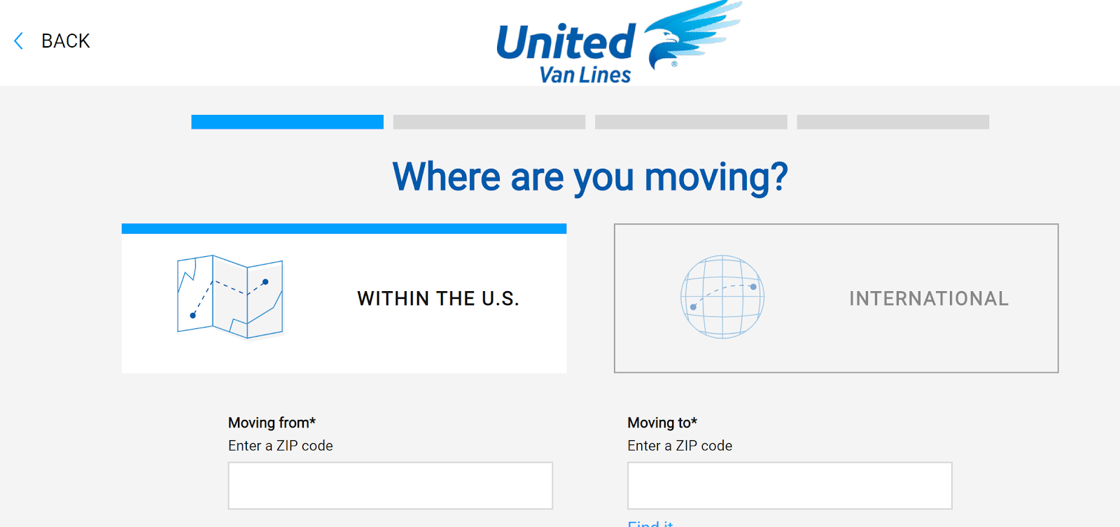 United Van Lines Moving Company Pricing