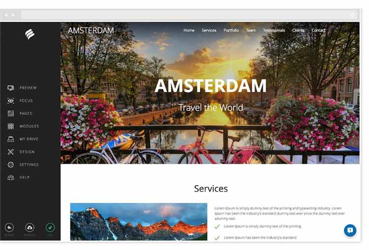 Bookmark website builder dashboard Bookmark website builder dashboard