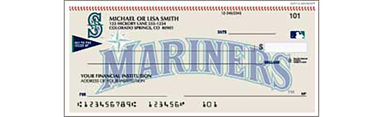 Example of personalized check available from Checks Unlimited Personalized check from Check Unlimited