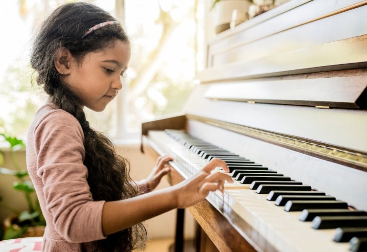 Learning a musical instrument is child's play 