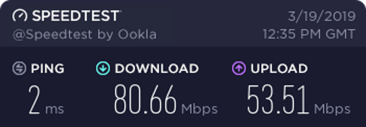 VPN off With VPN off