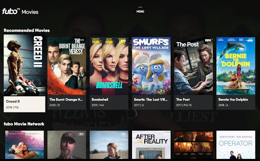 fuboTV movie streaming