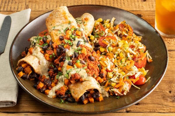 Green Chef vegan enchiladas Green Chef vegan enchiladas