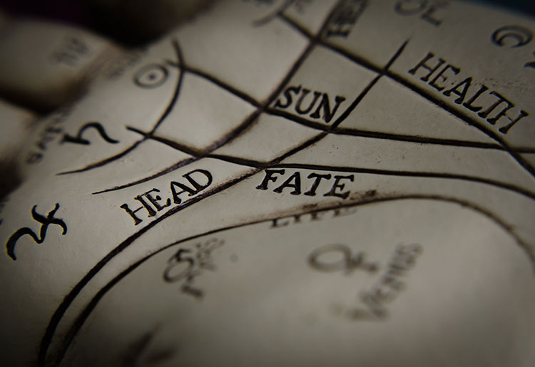 Head line Palm reading guide, the head line