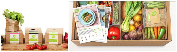 HelloFresh box delivered HelloFresh box delivered