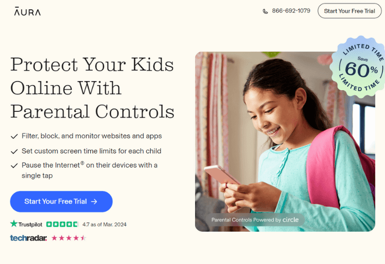 Aura parental control