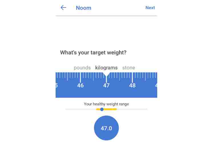 Target weight Target weight