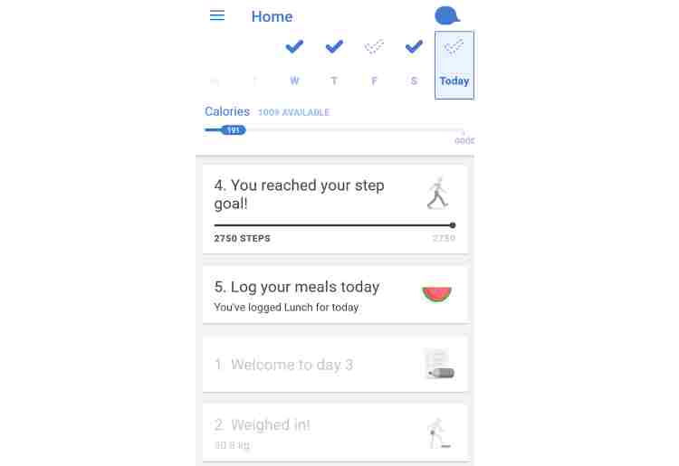 Daily goals Daily goals