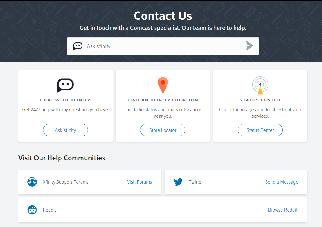 Xfinity Mobile Customer Service