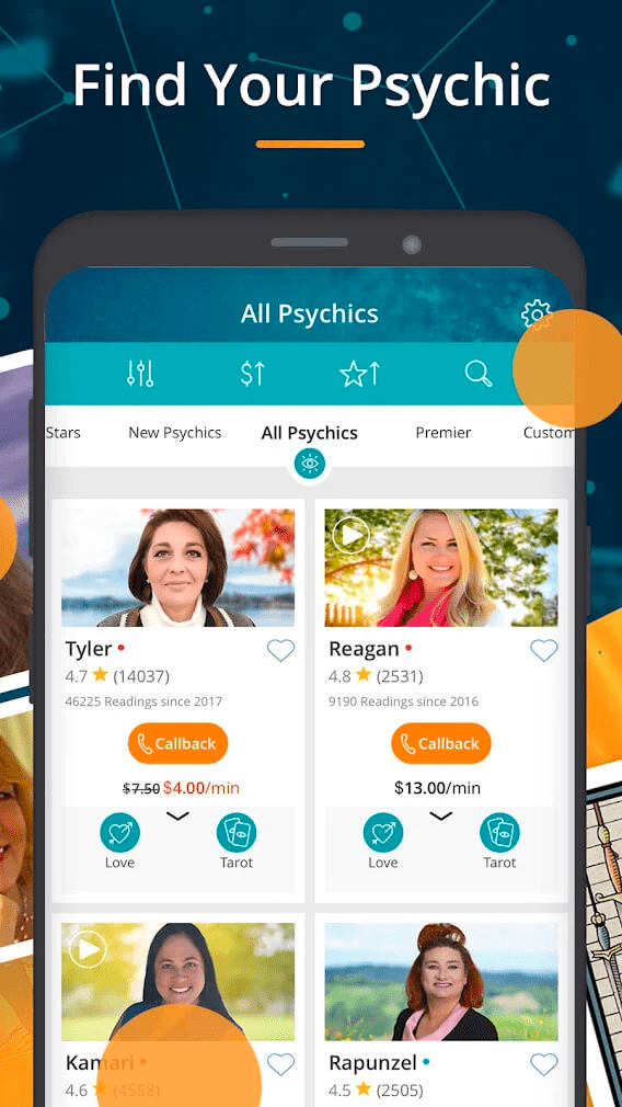 California Psychics App