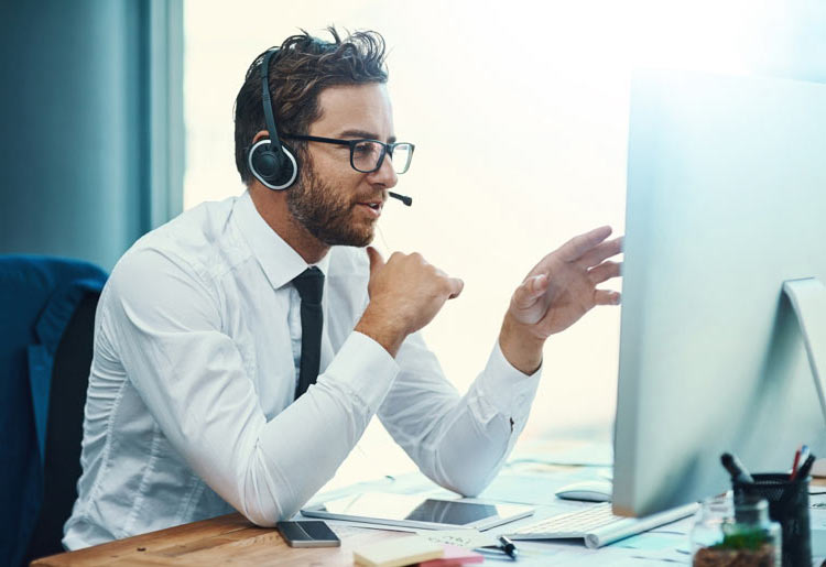 call center man call center man