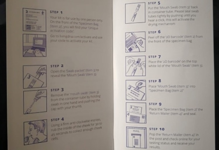 LivingDNA instruction booklet LivingDNA instruction booklet