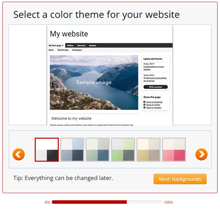 Simplesite theme Simplesite theme