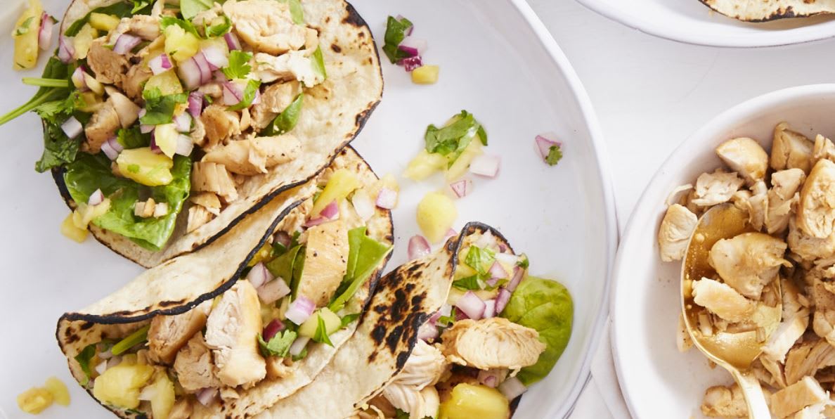 Hawaiian Chicken Tacos
