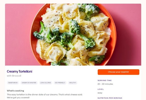 Our Favorite Dinnerly Meal - creamy tortellini with broccoli
