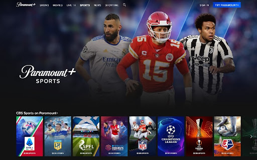 Paramount plus sports streaming