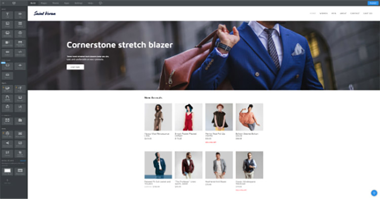 Weebly interface - easy to use Weebly interface - easy to use